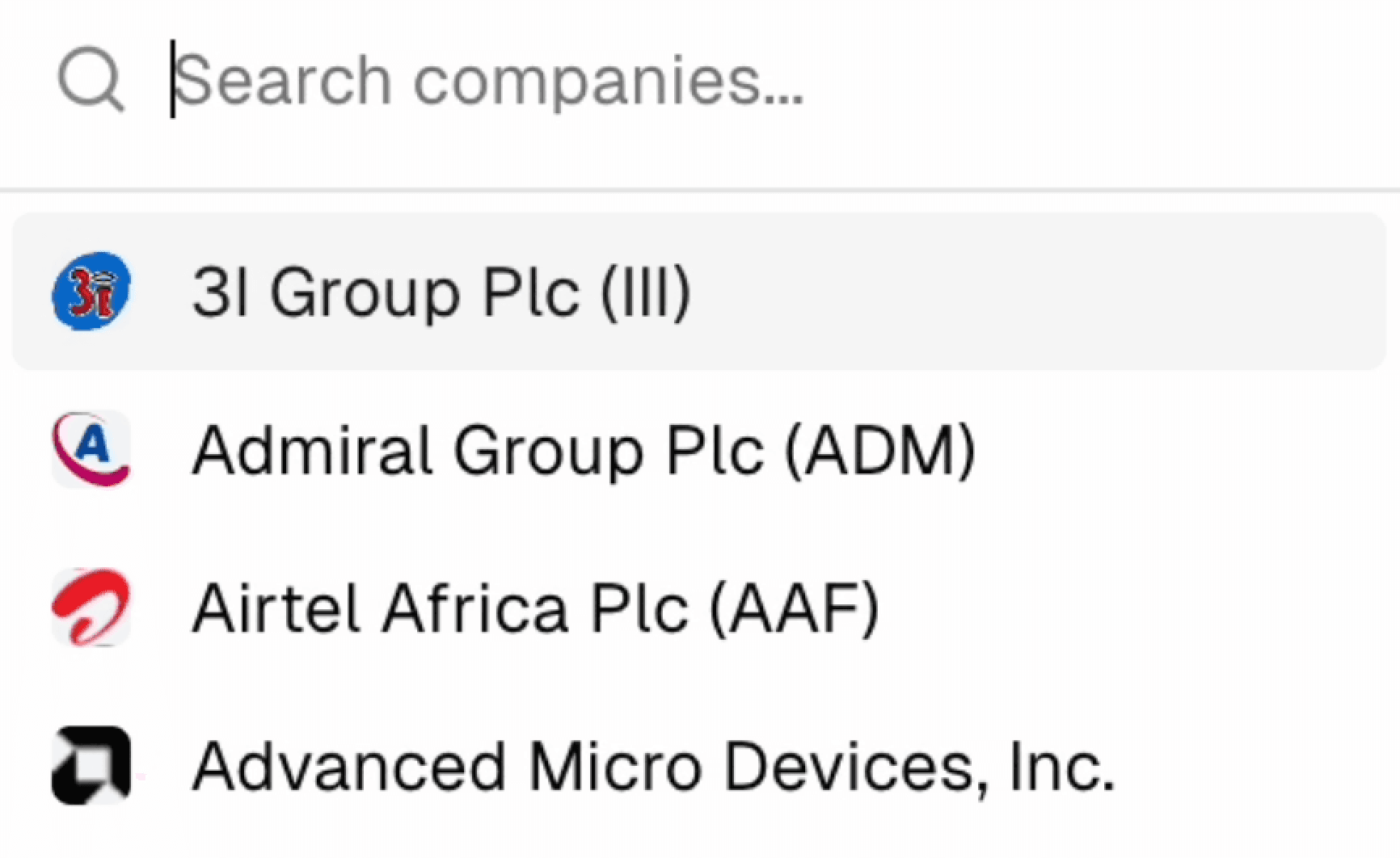 Explore FTSE 100 companies